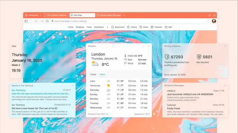 Vivaldi 7.1 引入更多小部件与增强的自定义功能插图 Vivaldi 7.1 引入更多小部件与增强的自定义功能插图