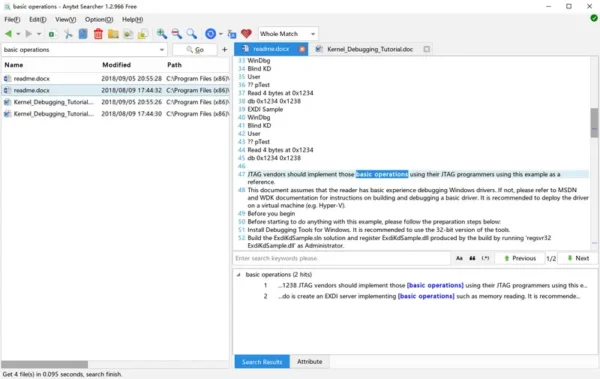 AnyTXT Searcher：强大的桌面文件内容搜索引擎