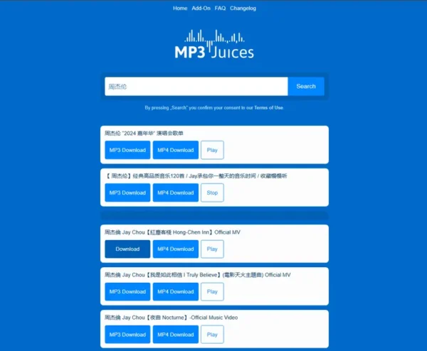 MP3Juice—免费又便捷的音乐搜索与下载工具