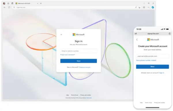 微软重新设计Microsoft账号登录体验，更现代化、简洁且安全
