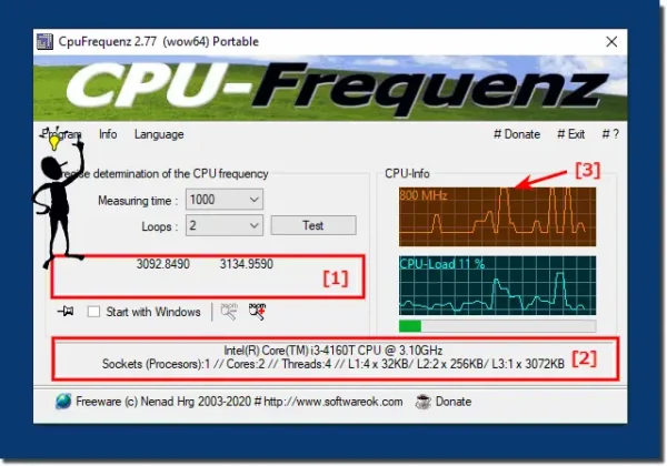 CpuFrequenz：一款轻量级 CPU 频率检测工具