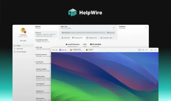 HelpWire：免费、稳定且安全的远程桌面解决方案