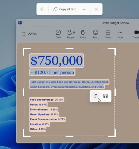 Windows 11更新：截图工具一键提取文本，更高效！