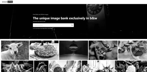 黑白控必藏！这个免费图库BlackWhite Pictures让设计逼格瞬间拉满