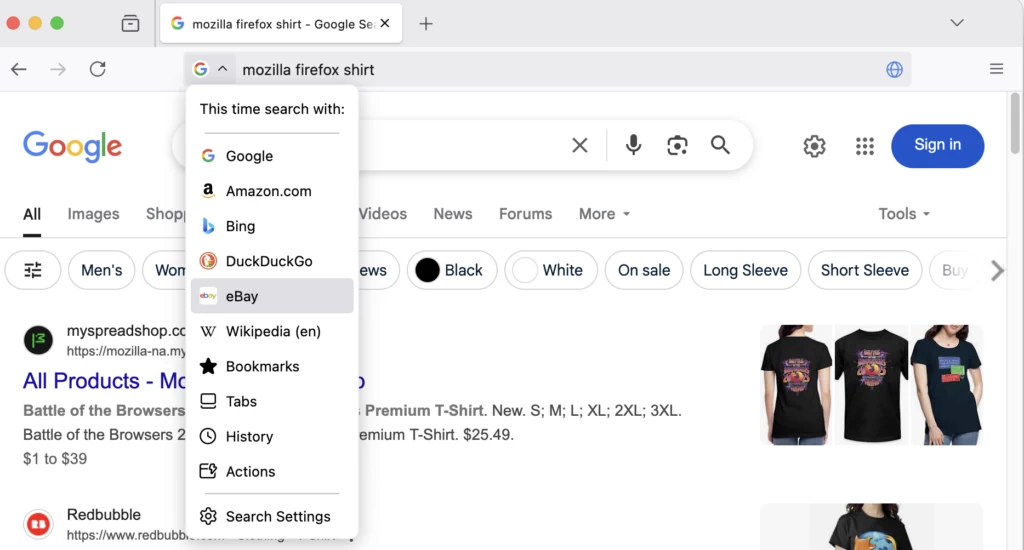Firefox 2025 地址栏大升级:更智能、更灵活的搜索体验插图1 Firefox 2025 地址栏大升级:更智能、更灵活的搜索体验插图1