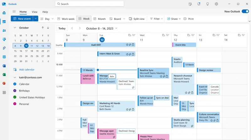 微软为新Windows Outlook添加离线日历支持,持续改进功能插图 微软为新Windows Outlook添加离线日历支持,持续改进功能插图