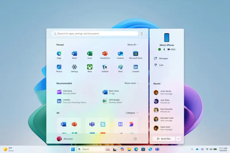 Windows 11 大更新:全新开始菜单、记事本格式化与 AI 功能全面升级插图 Windows 11 大更新:全新开始菜单、记事本格式化与 AI 功能全面升级插图