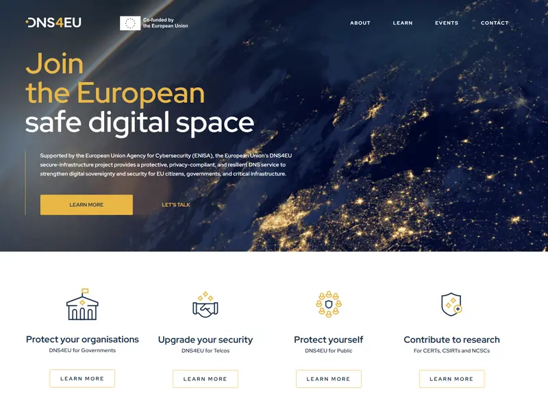 欧盟推出 DNS4EU:一个安全、合规、面向欧洲的公共 DNS 服务插图 欧盟推出 DNS4EU:一个安全、合规、面向欧洲的公共 DNS 服务插图
