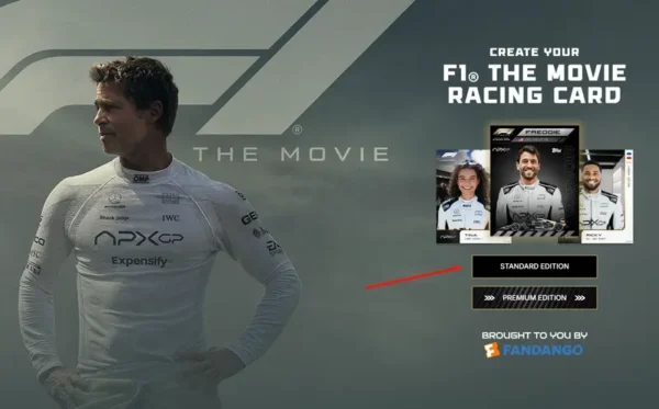 《F1：狂飙飞车》影迷互动新玩法｜上传照片，秒变F1赛车手！