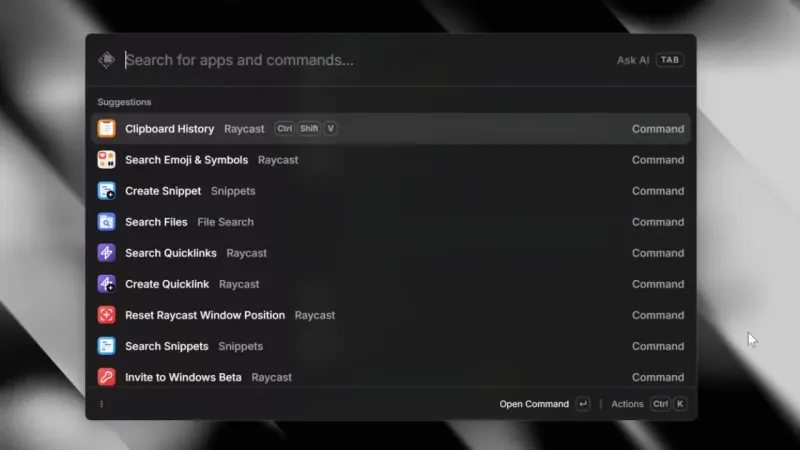 Raycast for Windows 首次亮相：现已开启 Beta 测试插图