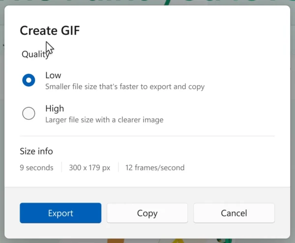 Windows截图工具迎来重大GIF升级：Windows原生支持动画导出