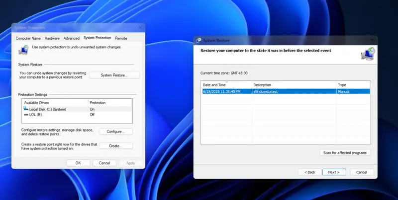 微软确认：Windows 11 24H2 系统还原点仅保留60天插图