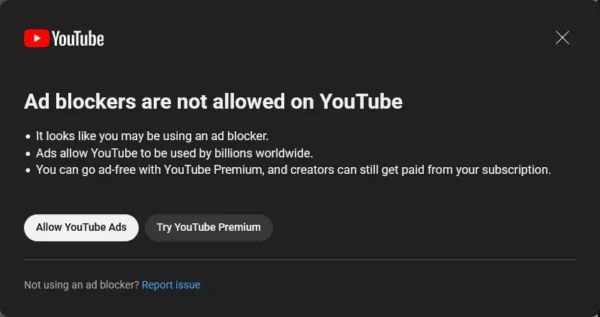 YouTube关闭广告拦截漏洞，Firefox用户受影响加剧