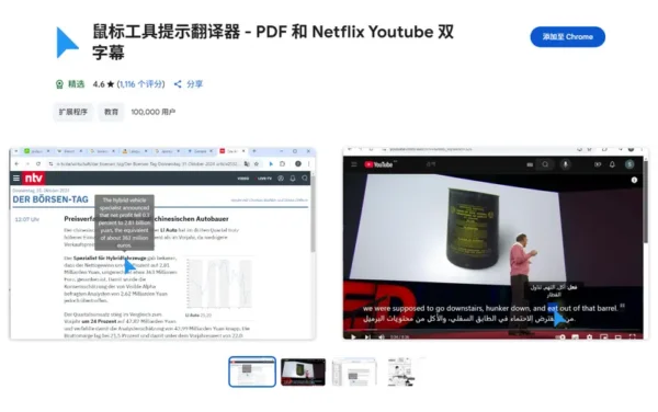 鼠标工具提示翻译器：鼠标悬停即翻译，网页、PDF、图片都能搞定！