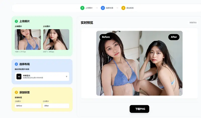BAGen:一键制作专业级对比图,这款免费工具太实用了插图 BAGen:一键制作专业级对比图,这款免费工具太实用了插图