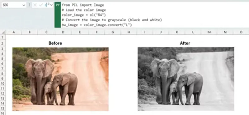 Excel 新功能上线:直接在表格里用 Python 处理图像插图2 Excel 新功能上线:直接在表格里用 Python 处理图像插图2