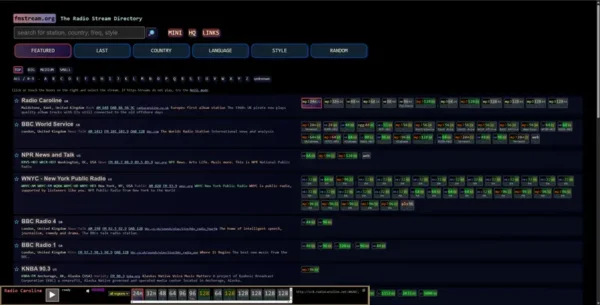 FMSTREAM：全球广播一网打尽，这个免费网站让你随时在线收听