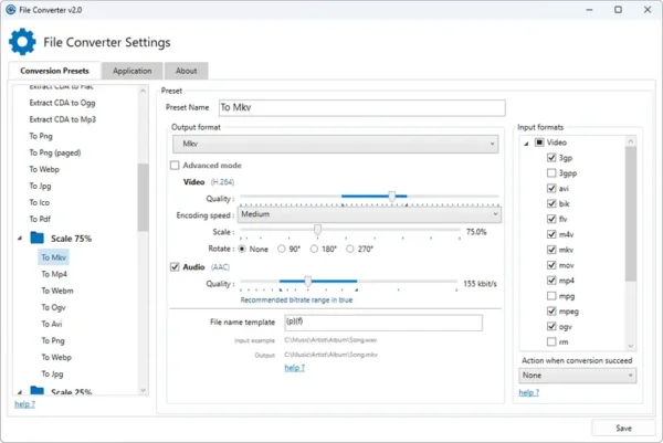 File Converter：集成在右键菜单的轻量开源格式转换工具