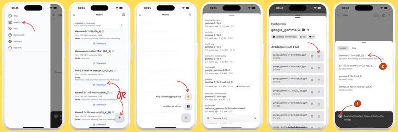 PocketPal AI 体验指南:手机本地运行AI模型,隐私交互零门槛插图 PocketPal AI 体验指南:手机本地运行AI模型,隐私交互零门槛插图