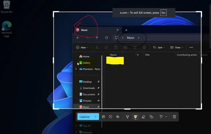 Windows 11 新功能曝光：截图工具支持窗口录制与实时标注插图1