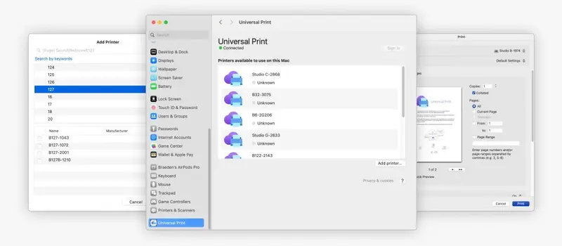 微软 Universal Print Anywhere 正式上线:跨平台实现安全“随到随打”插图 微软 Universal Print Anywhere 正式上线:跨平台实现安全“随到随打”插图