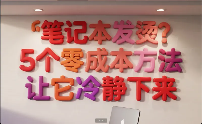 为什么你的笔记本电脑总是发烫?5个原因 + 零成本解决方法插图 为什么你的笔记本电脑总是发烫?5个原因 + 零成本解决方法插图