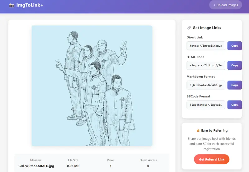 ImgToLink+:一个永久免费的图片托管服务,支持CDN加速插图1 ImgToLink+:一个永久免费的图片托管服务,支持CDN加速插图1