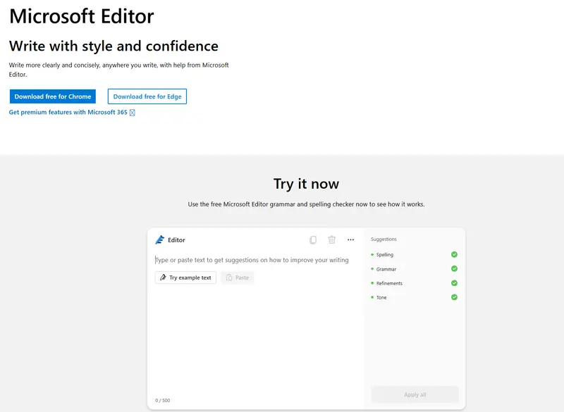 微软将下架 Edge 和 Chrome 上的 Editor 扩展:不是功能消失,而是“已内置”插图 微软将下架 Edge 和 Chrome 上的 Editor 扩展:不是功能消失,而是“已内置”插图