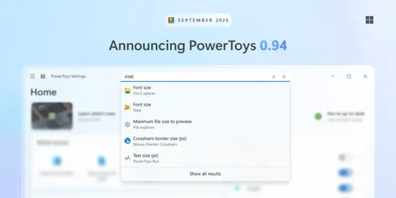 PowerToys 0.94 发布:搜索、快捷键冲突检测与“滑动光标”上线插图 PowerToys 0.94 发布:搜索、快捷键冲突检测与“滑动光标”上线插图