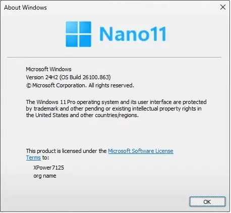 nano11 出炉:一个能把 Win11 压到 2.8GB 的实验性脚本插图1 nano11 出炉:一个能把 Win11 压到 2.8GB 的实验性脚本插图1