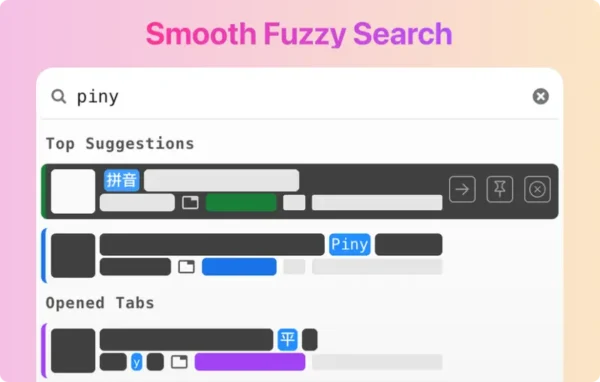 Blazwitcher：全局模糊搜索 + AI 标签分组的 Chrome 效率插件