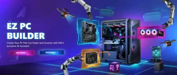 微星推出 AI 装机助手 EZ PC Builder ，却只推荐自家配件