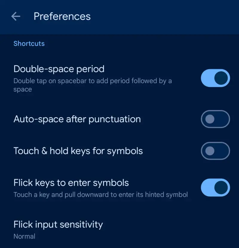 Gboard 新增滑动输入符号功能,打字更快一步插图1 Gboard 新增滑动输入符号功能,打字更快一步插图1