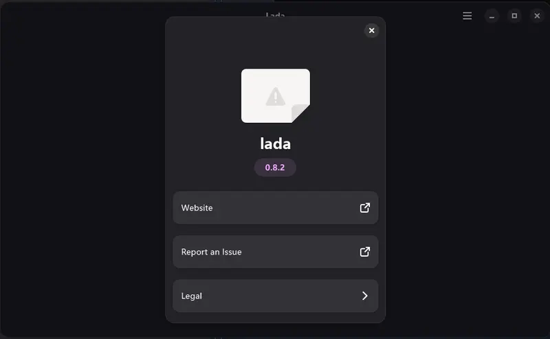 Lada 项目终止开发公告:v0.8.2 为最终版本插图1 Lada 项目终止开发公告:v0.8.2 为最终版本插图1