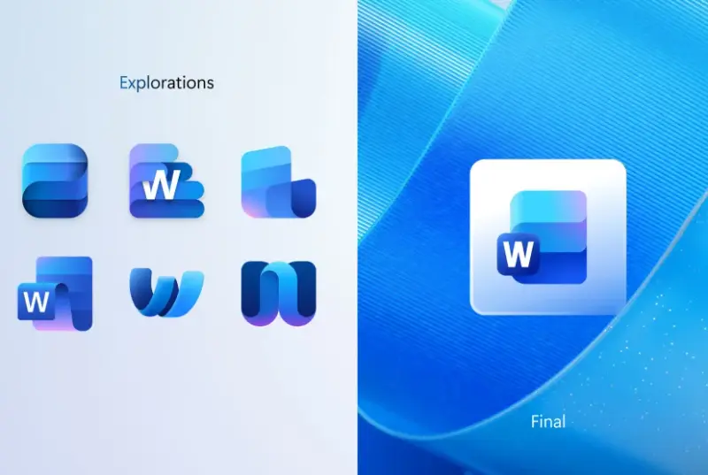 微软公布被否决的 Office 图标设计:曾考虑回归 Mac 风格插图 微软公布被否决的 Office 图标设计:曾考虑回归 Mac 风格插图