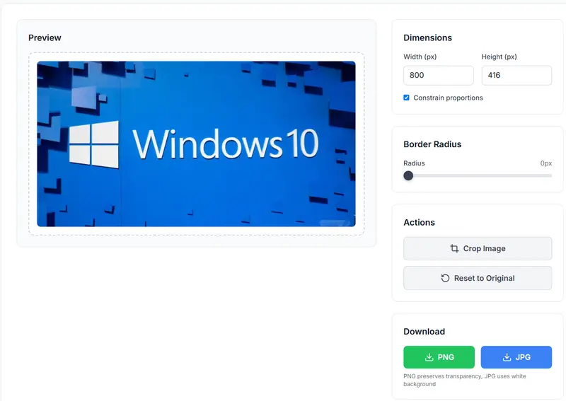 PasteResize:无需上传、免注册的轻量级在线图片编辑工具插图1 PasteResize:无需上传、免注册的轻量级在线图片编辑工具插图1