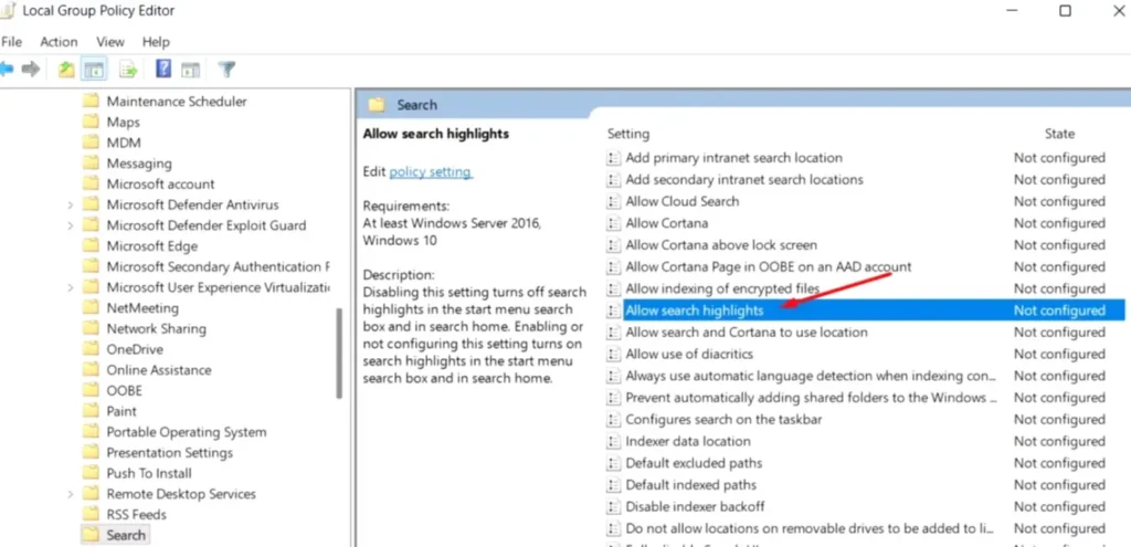 让Windows 11搜索更干净!关闭 Windows 11 “搜索要点”的三种方法插图4 让Windows 11搜索更干净!关闭 Windows 11 “搜索要点”的三种方法插图4