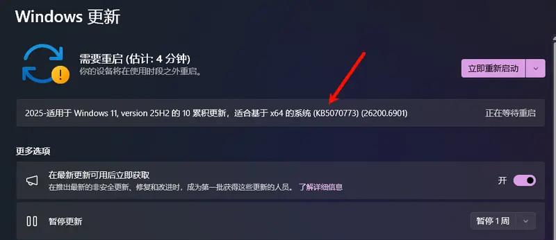 必装！Windows 11 紧急更新 KB5070773，解决 10 月补丁导致的 WinRE 键鼠失灵问题插图1