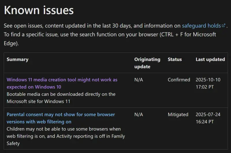 微软确认 Windows 10 上的媒体创建工具出现故障,提供替代升级方案插图 微软确认 Windows 10 上的媒体创建工具出现故障,提供替代升级方案插图
