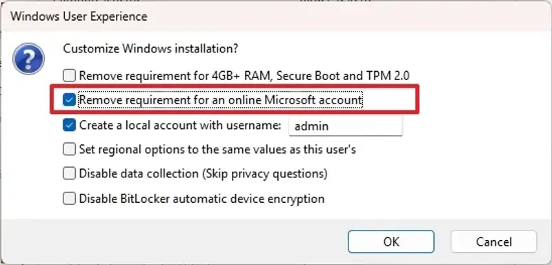 不能离线安装？微软封禁 Windows 11 账户绕过命令，6 种本地账户设置方法仍有效插图4
