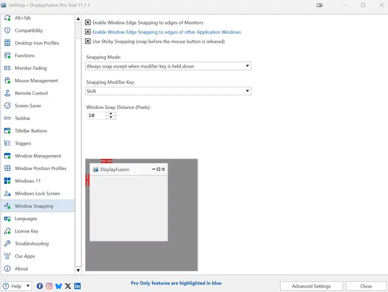 三屏及以上必装!DisplayFusion:多屏窗口/壁纸/自动化管理碾压原生插图1 三屏及以上必装!DisplayFusion:多屏窗口/壁纸/自动化管理碾压原生插图1