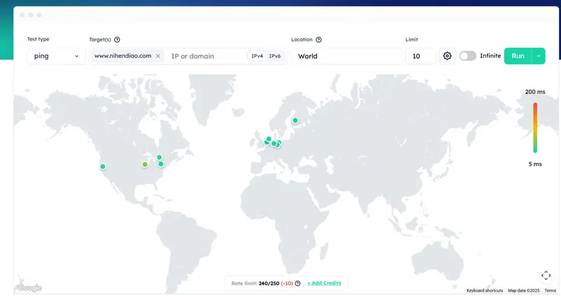 Globalping:开源、全球分布的网络诊断工具插图 Globalping:开源、全球分布的网络诊断工具插图