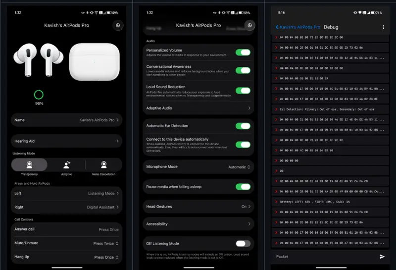 打破生态壁垒！LibrePods让AirPods Pro在非苹果设备上用满所有付费功能插图2
