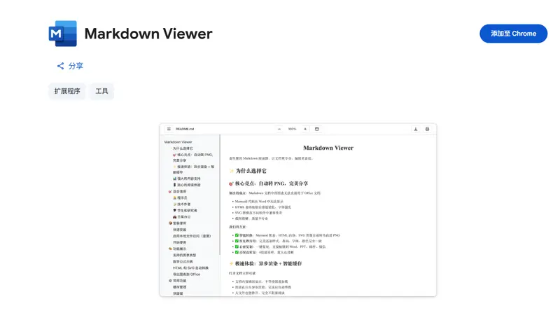 告别手动截图与格式调整！Markdown Viewer：边写边预览，导出Word零烦恼插图