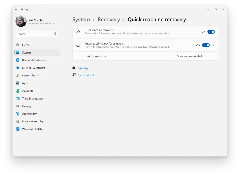 微软发布Windows 11 Build 26220.7070 改进恢复功能与小组件界面插图2