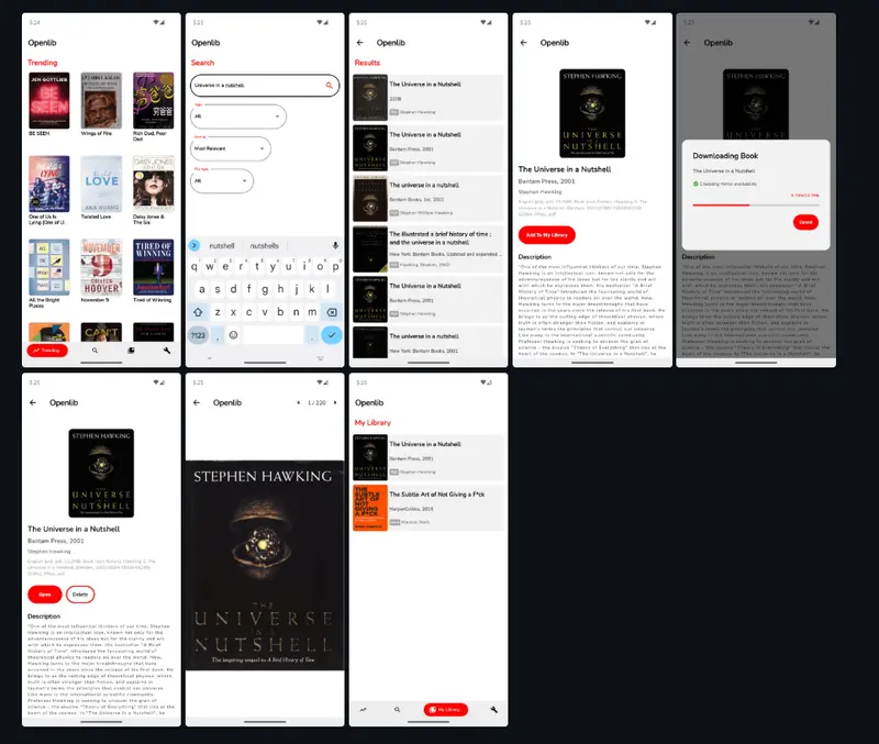 Openlib：一个从 Anna’s Archive 下载和阅读电子书的开源应用插图