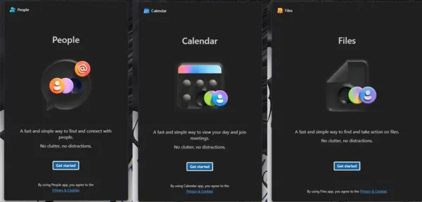 微软在企业版 Windows 11 中自动安装“People、Files、Calendar”应用