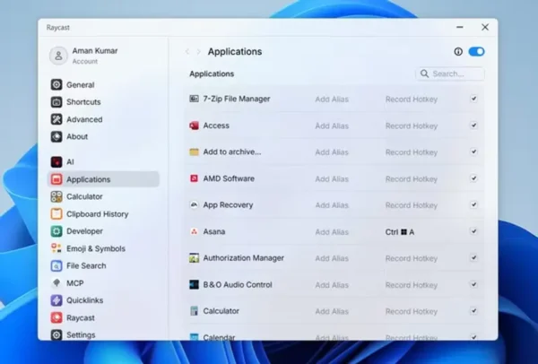 Raycast for Windows：在 PC 上实现 macOS Spotlight 的完整替代方案