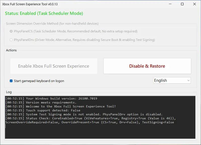 任意Windows 11电脑启用全屏Xbox体验：附工具下载+分步教程，支持24H2/25H2插图