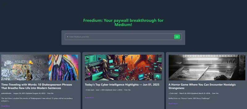 如何在不订阅 Medium 的情况下免费读文章?这四个工具可以试试插图1 如何在不订阅 Medium 的情况下免费读文章?这四个工具可以试试插图1
